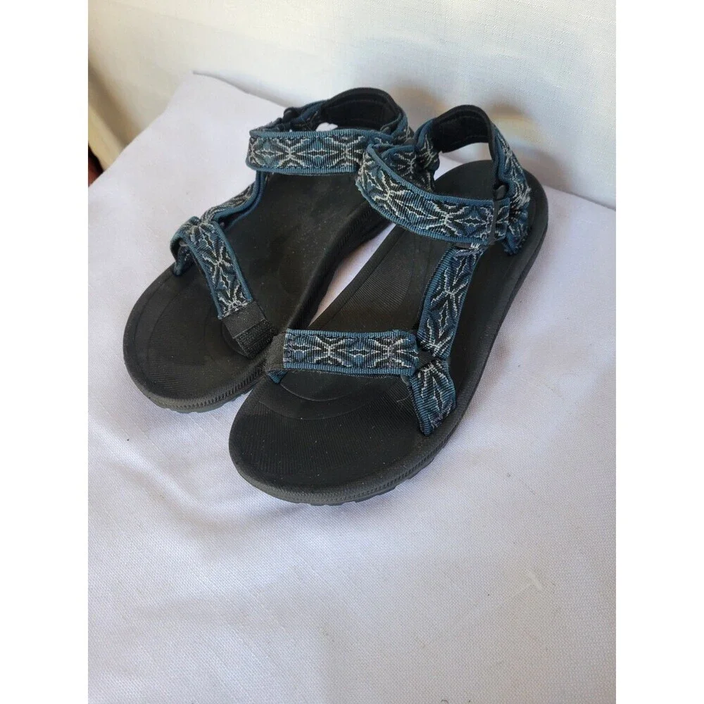 Teva Gladiator Boys Sport Sandals Size 5. Blue Lightweight Adjustable Straps